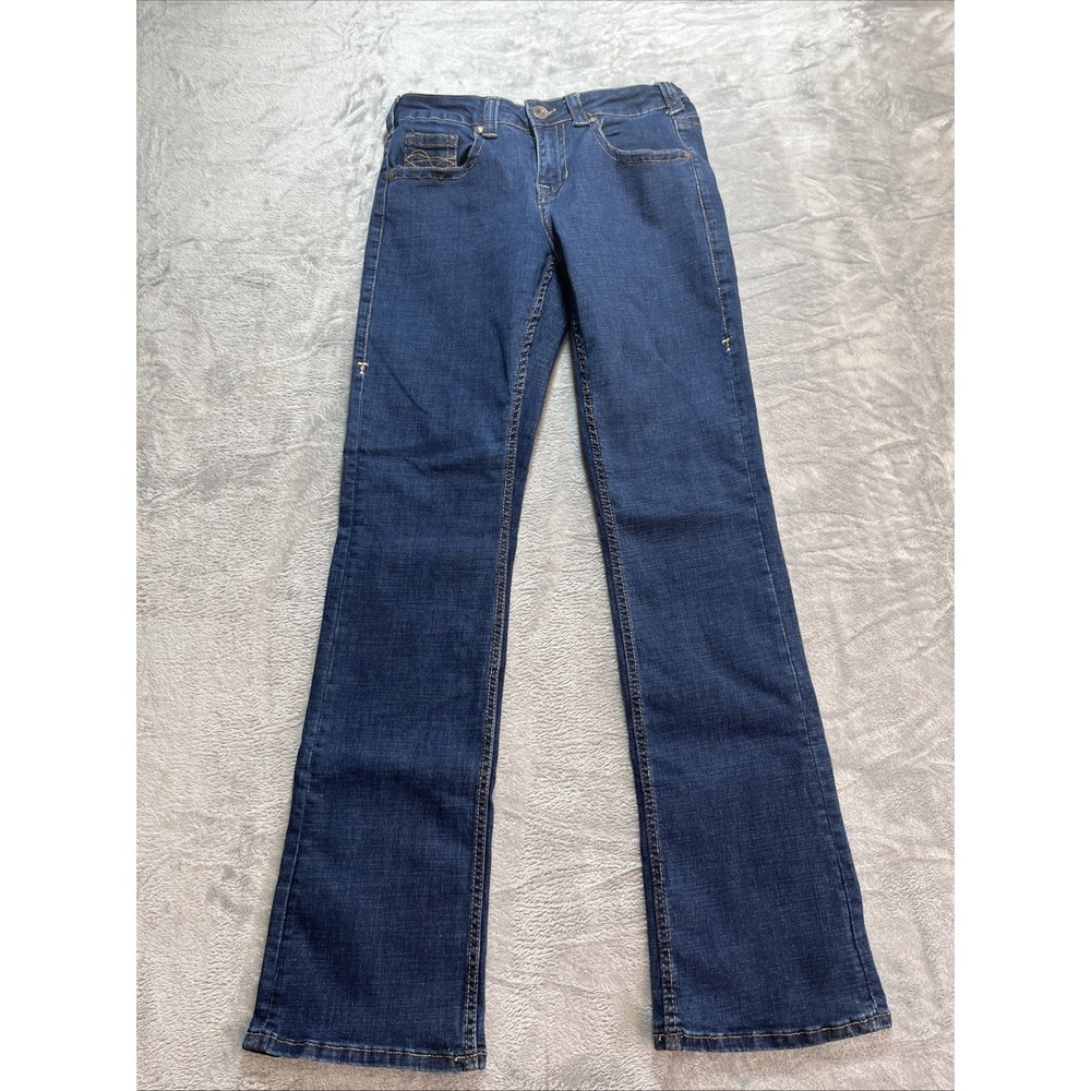 Cowgirl Tuff‎ Co Jeans Women's 26x35 Blue Denim Deluxe Straight Leg Western